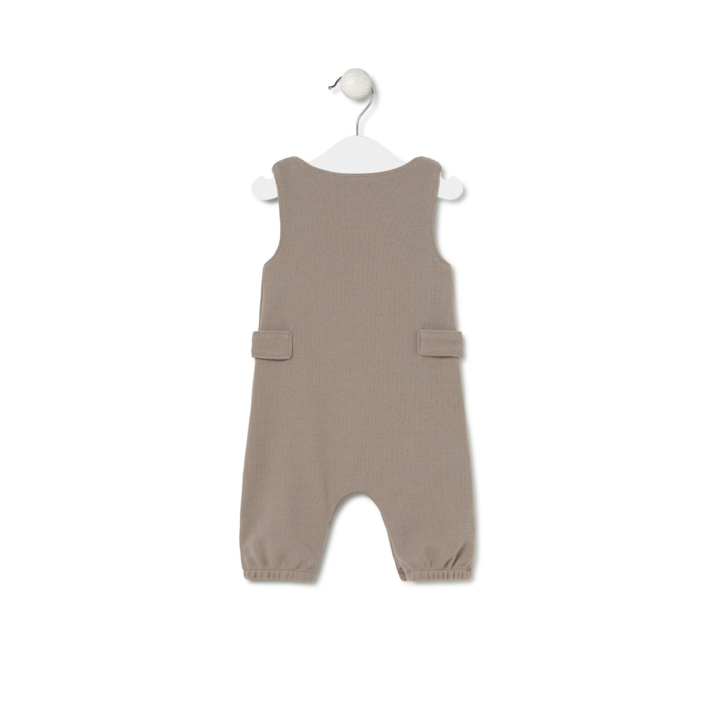 Baby playsuit in Cosmic beige