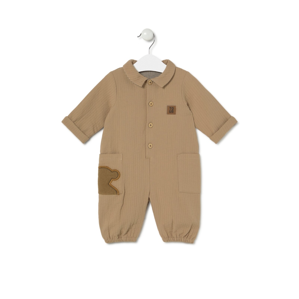 Babygrow sem p&eacute;s de beb&eacute; Brown bege
