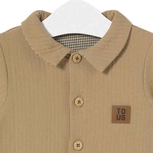 Pelele sin pies de bebé Brown beige