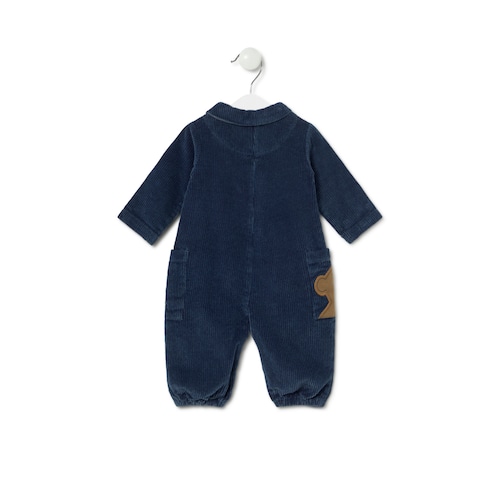 Pelele sin pies de bebé Marine azul marino