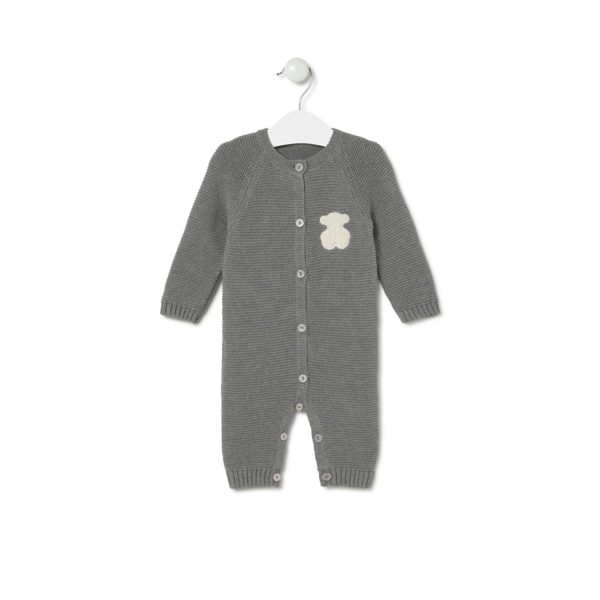 Tous - Pelele De Bebé Tricot Gris - Gris