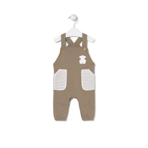 Baby romper in Soft beige