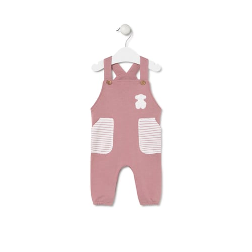Baby romper in Soft pink