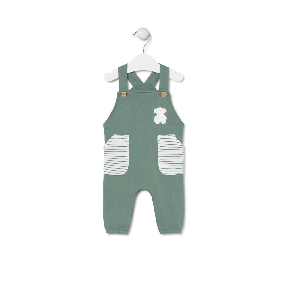 Baby romper in Soft green