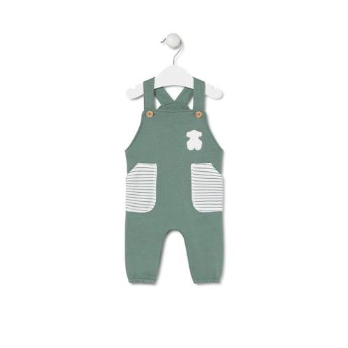 Baby romper in Soft green