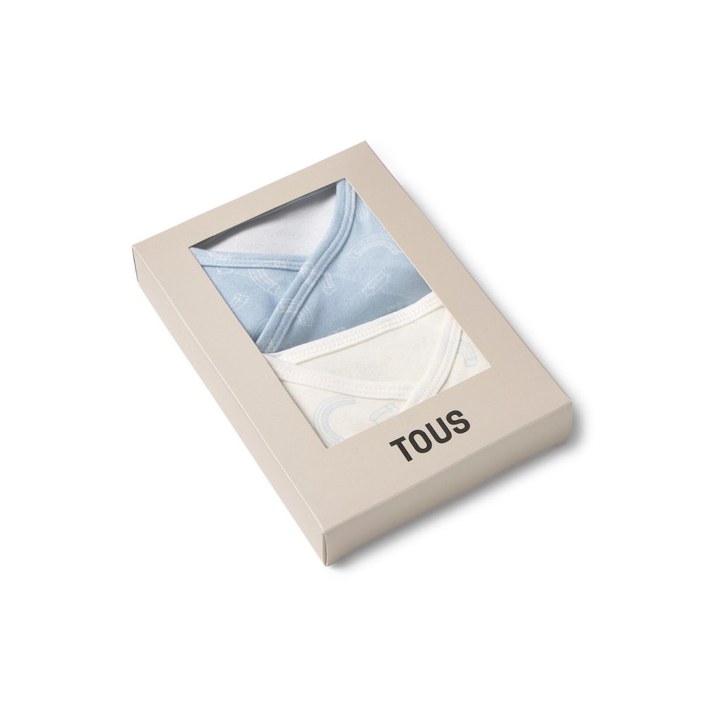 Pack de bodys de beb&eacute; cruzados Arc celeste