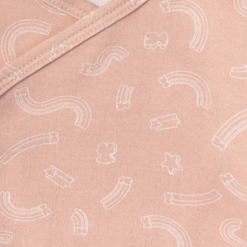 Pack de bodys de bebé cruzados Arc rosa