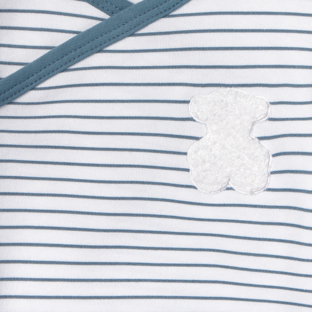 Lot de bodis encreuats Soft blau mar&iacute;