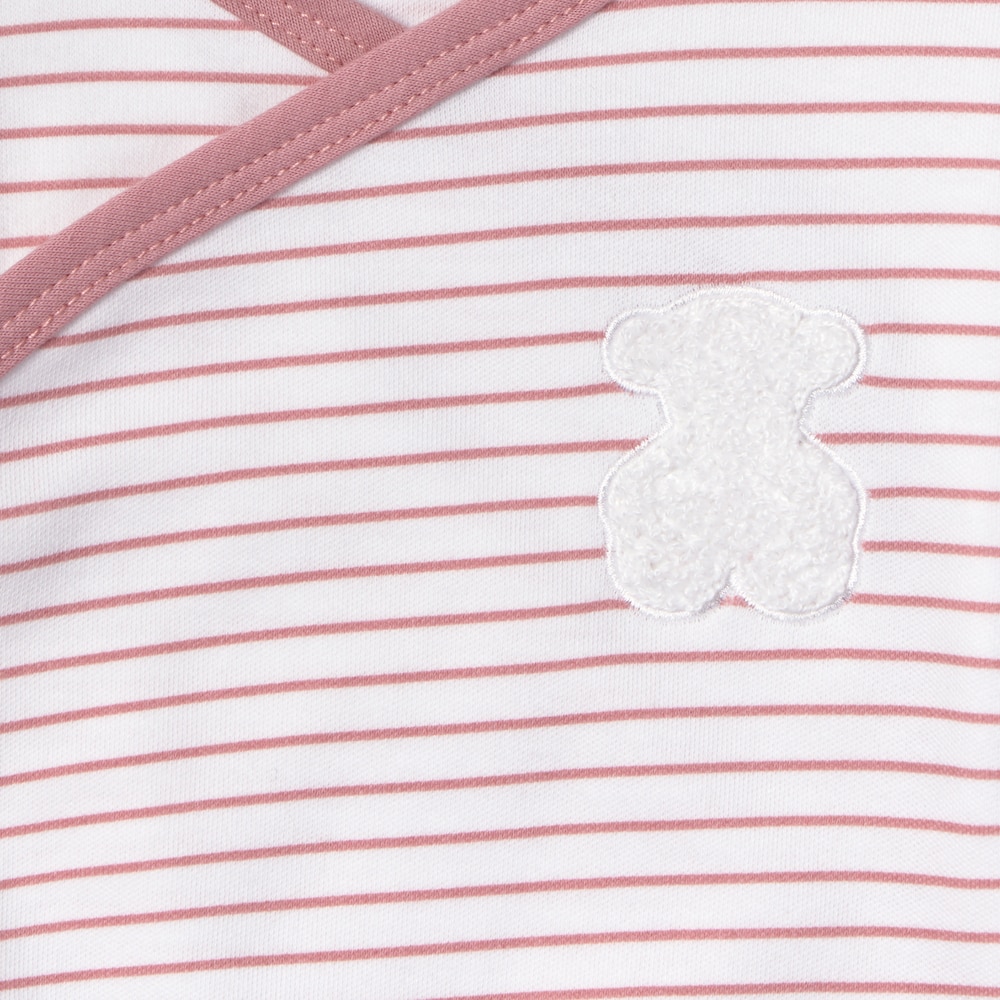 Lot de bodis encreuats Soft rosa