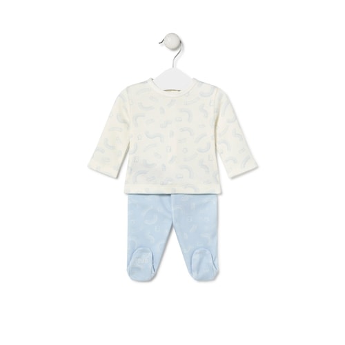 Newborn baby set in Arc sky blue