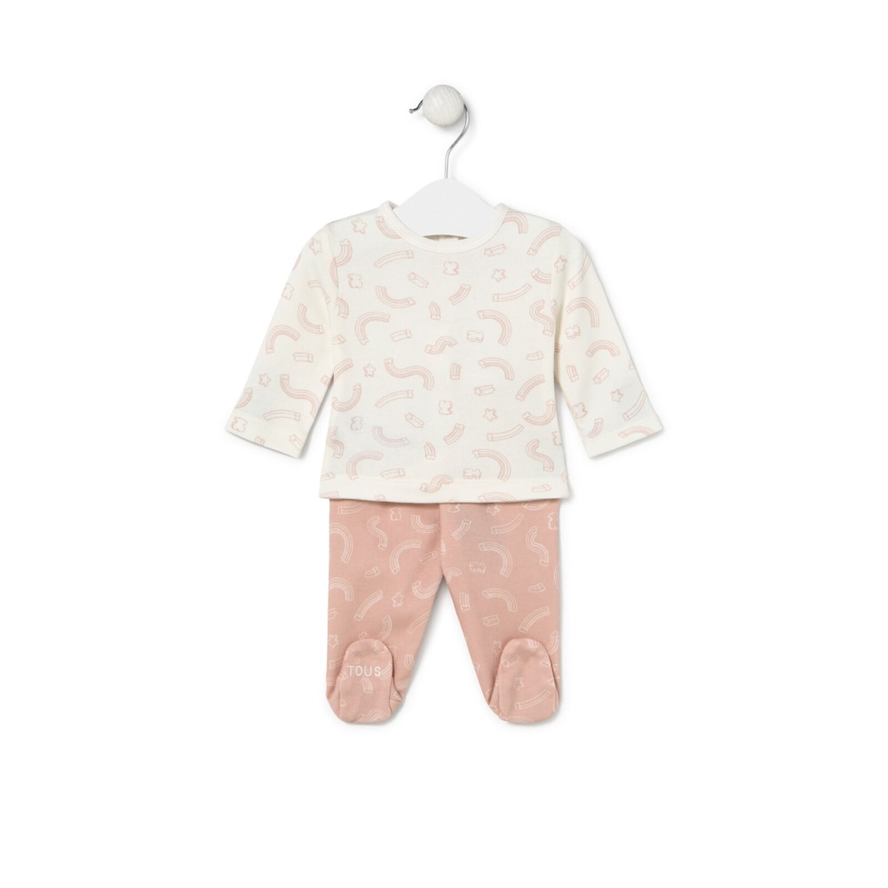 Conjunto de beb&eacute; de reci&eacute;n nacido Arc rosa