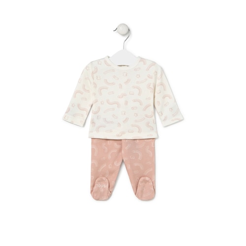 Conjunto de bebé de recién nacido Arc rosa