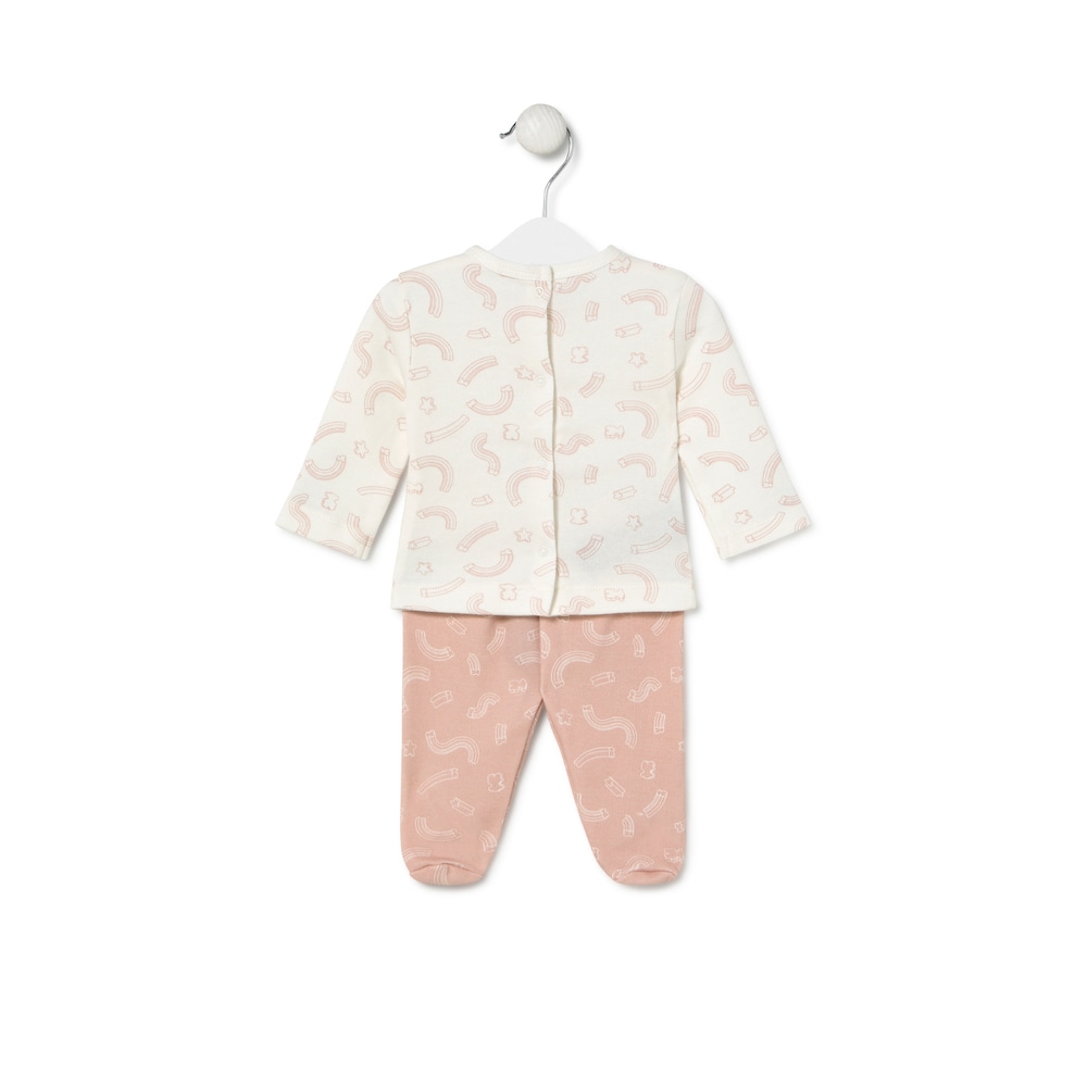 Conjunto de beb&eacute; de reci&eacute;n nacido Arc rosa