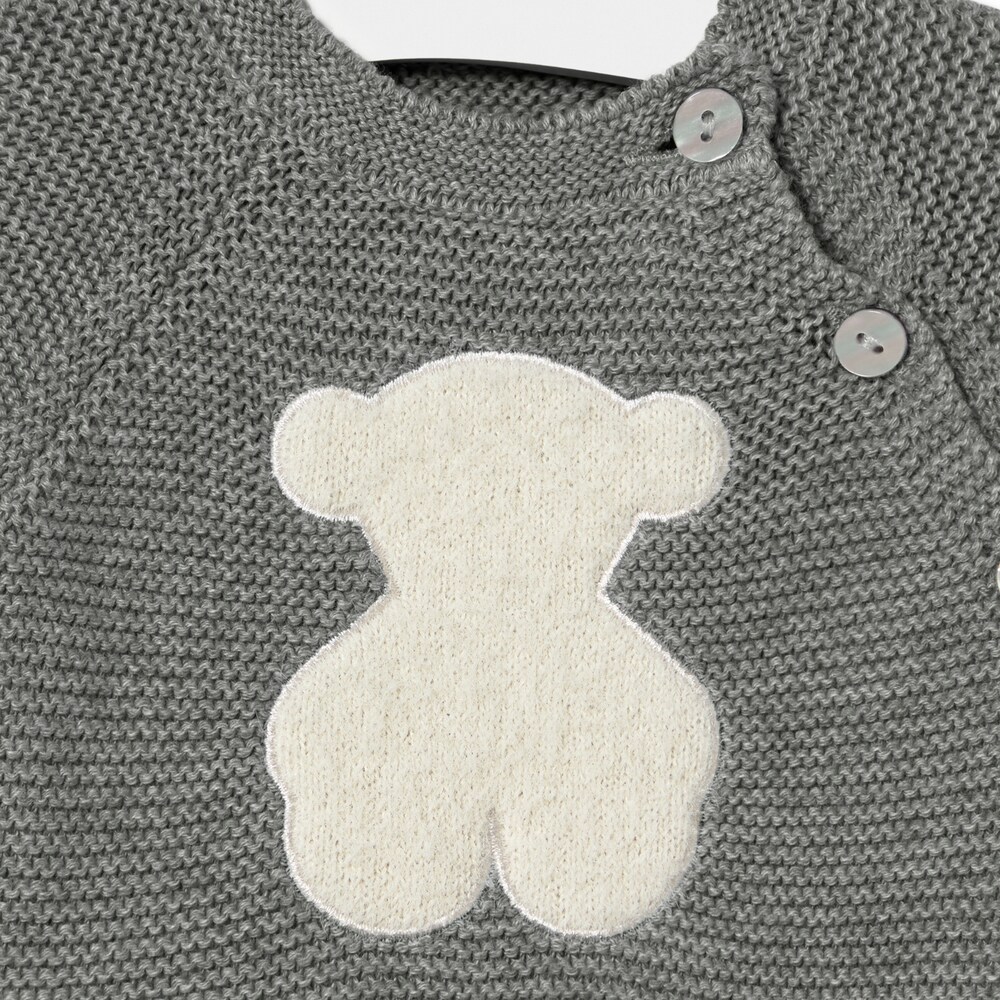 Newborn baby set in Tricot grey