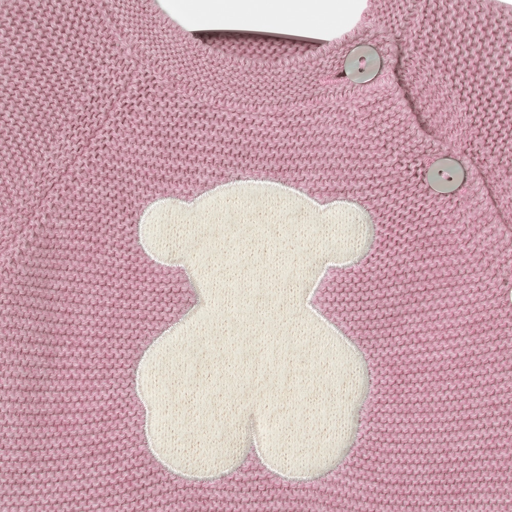 Conjunto de beb&eacute; de reci&eacute;n nacido Tricot rosa