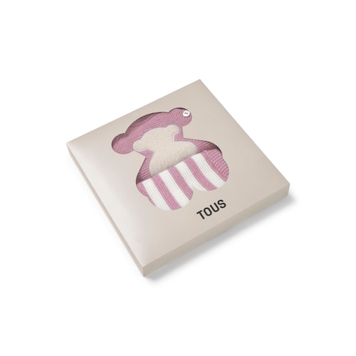 Conjunto de bebé recém-nascido Tricot cor-de-rosa