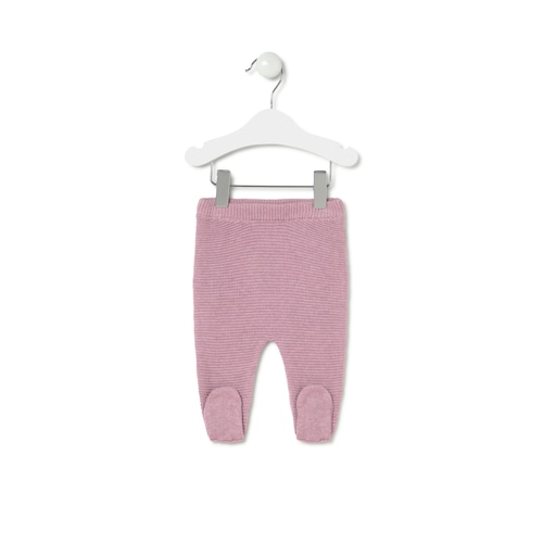 Conjunto de bebé recém-nascido Tricot cor-de-rosa