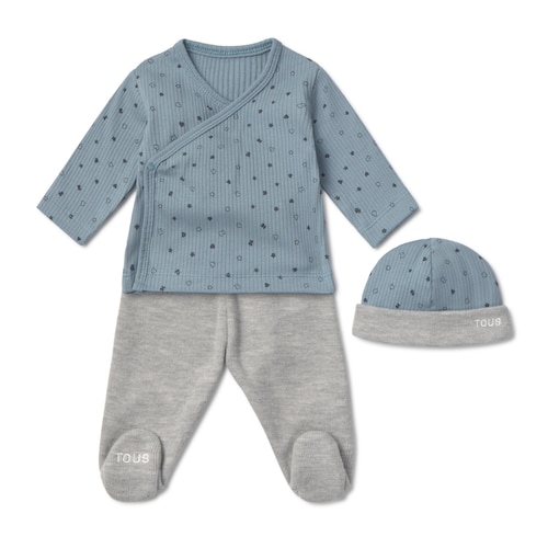 Conjunto de bebé de recién nacido Mini celeste