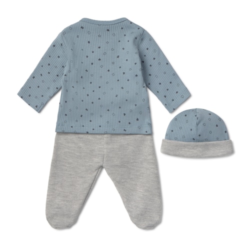 Conjunto de bebé de recién nacido Mini celeste