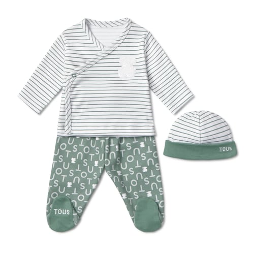 Conjunto de bebé de recién nacido Soft verde
