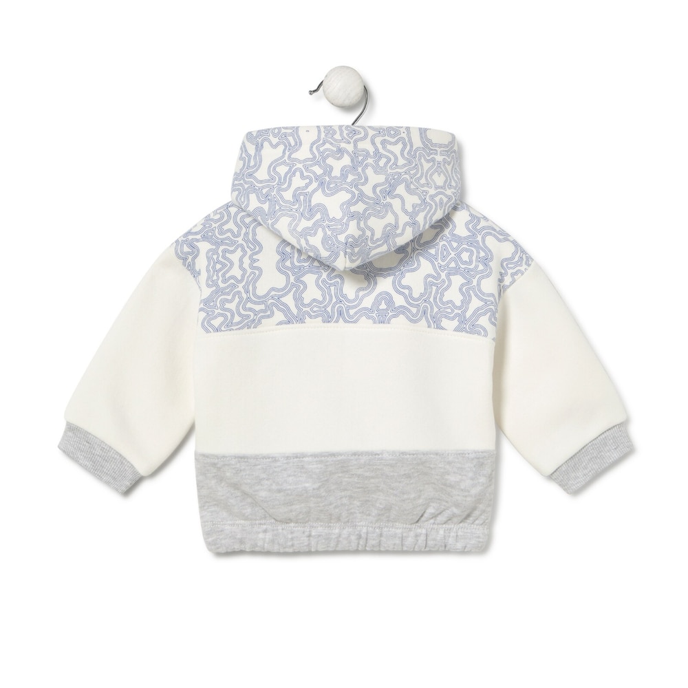 Sudadera con capucha Kaos Casual celeste