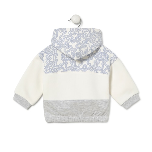 Sudadera con capucha Kaos Casual celeste