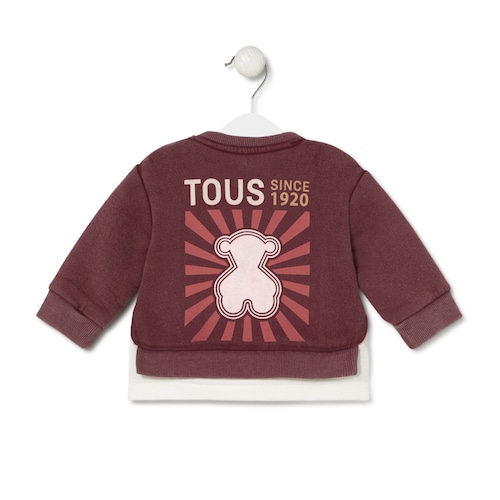 Sudadera TOUS since 1920 Casual granate