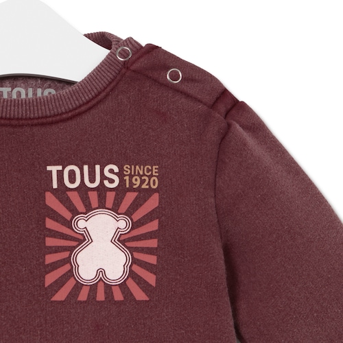 Sudadera TOUS since 1920 Casual granate