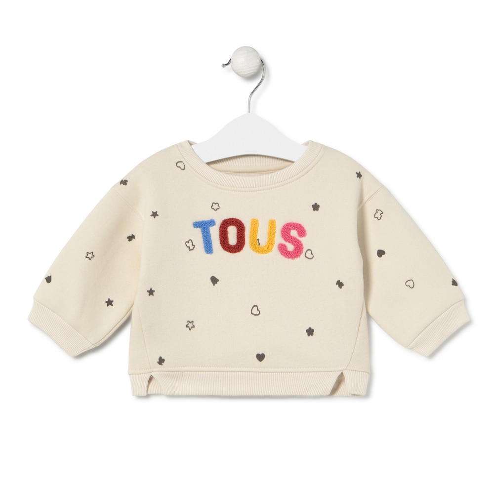 TOUS sweatshirt in Casual ecru