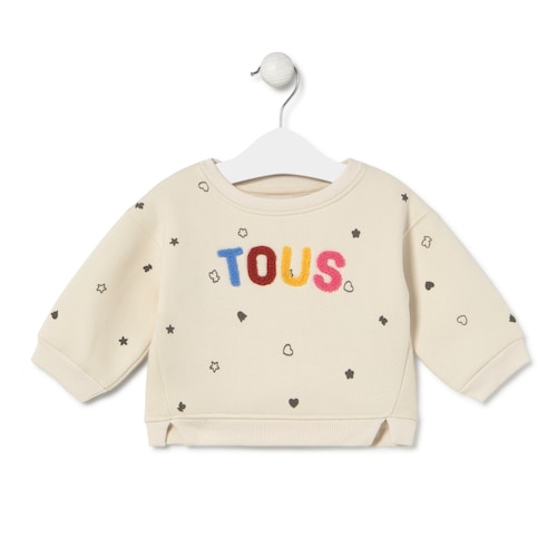 TOUS sweatshirt in Casual ecru