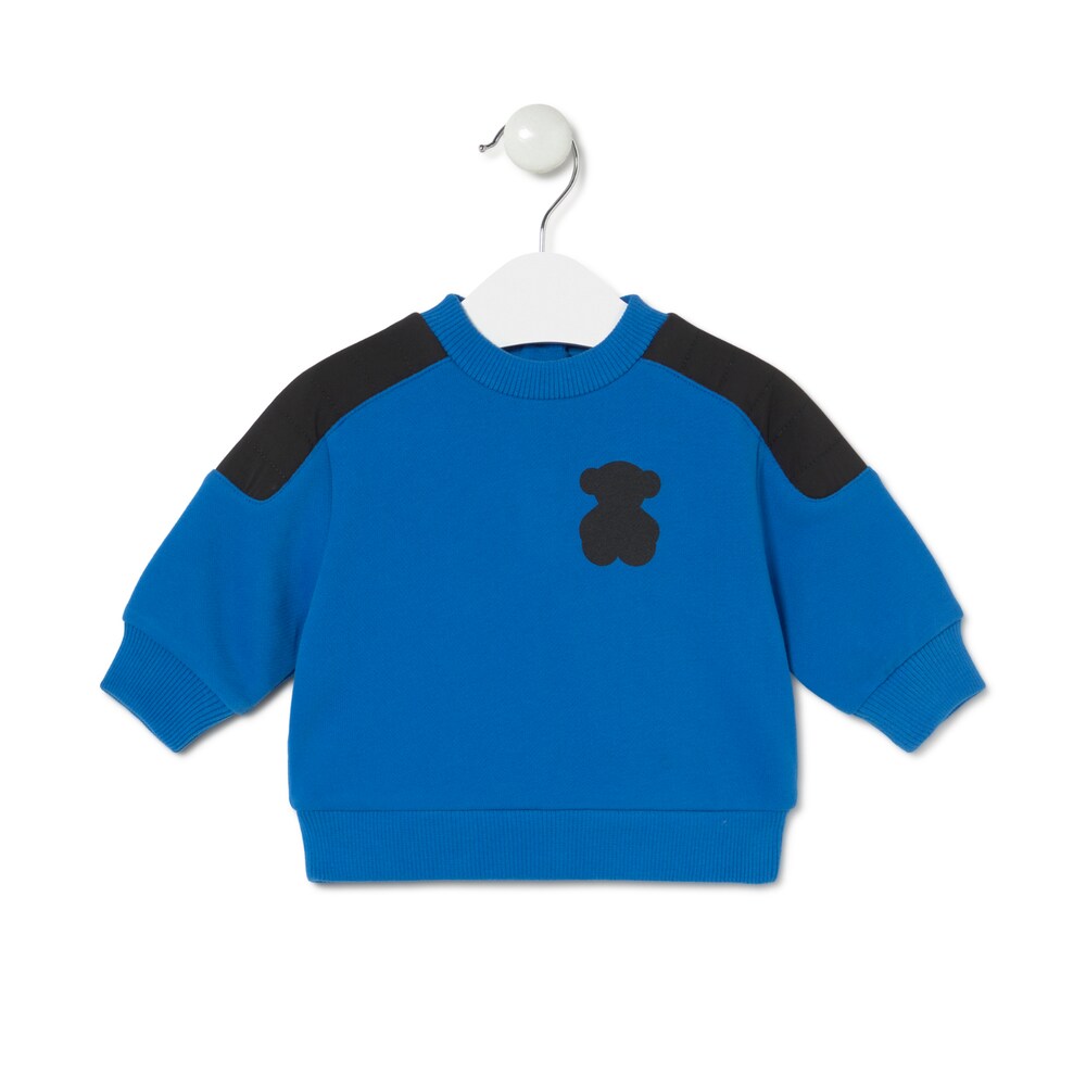 Bear sweatshirt in Party blue