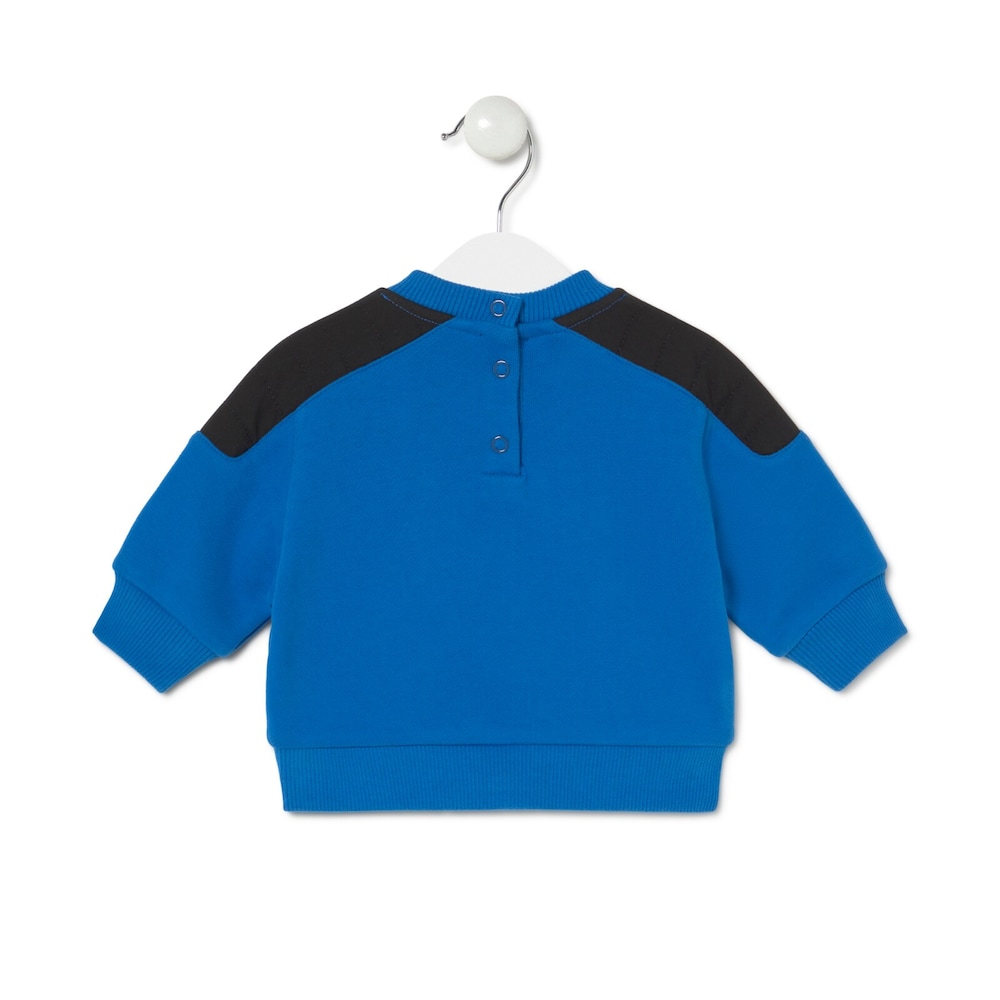 Bear sweatshirt in Party blue