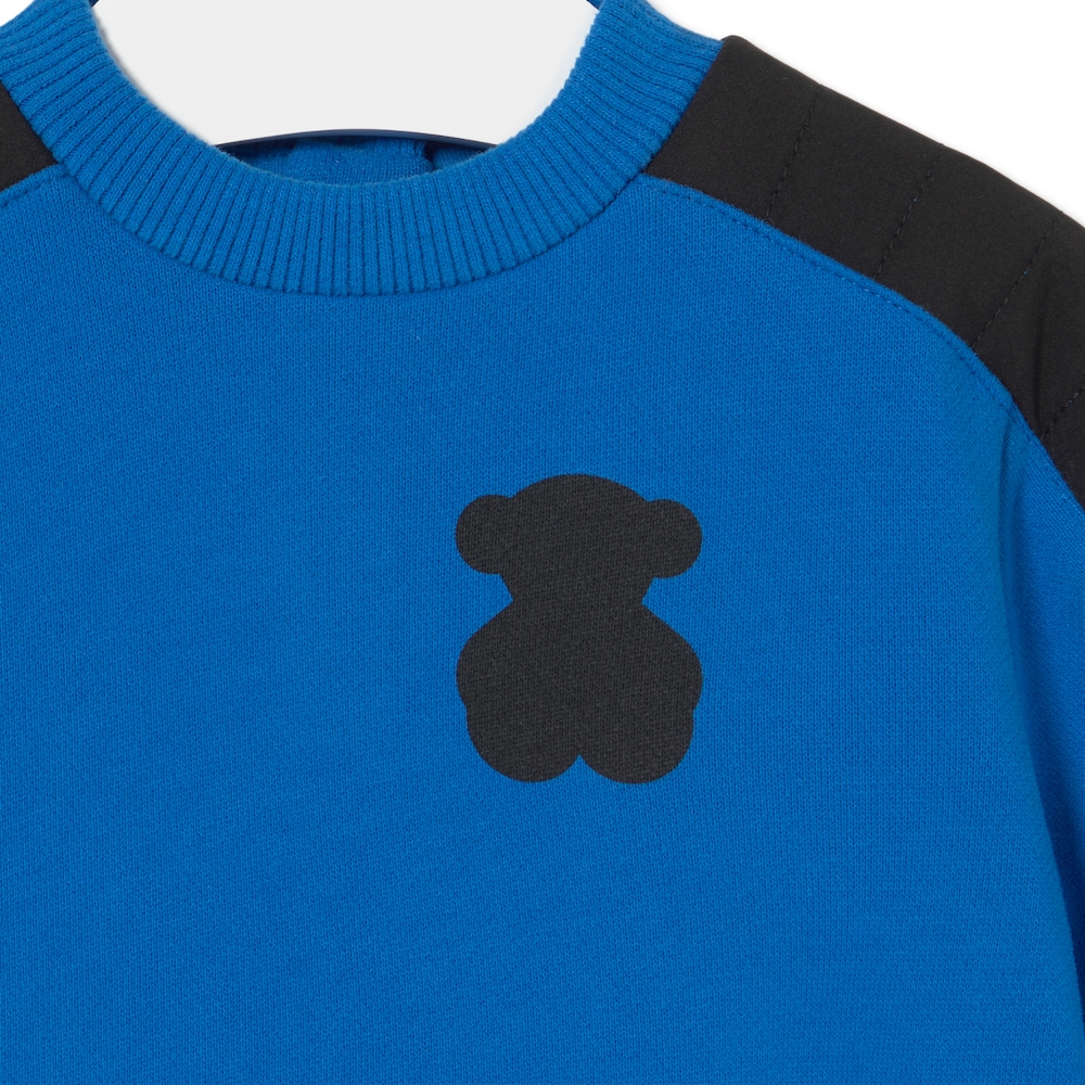 Bear sweatshirt in Party blue