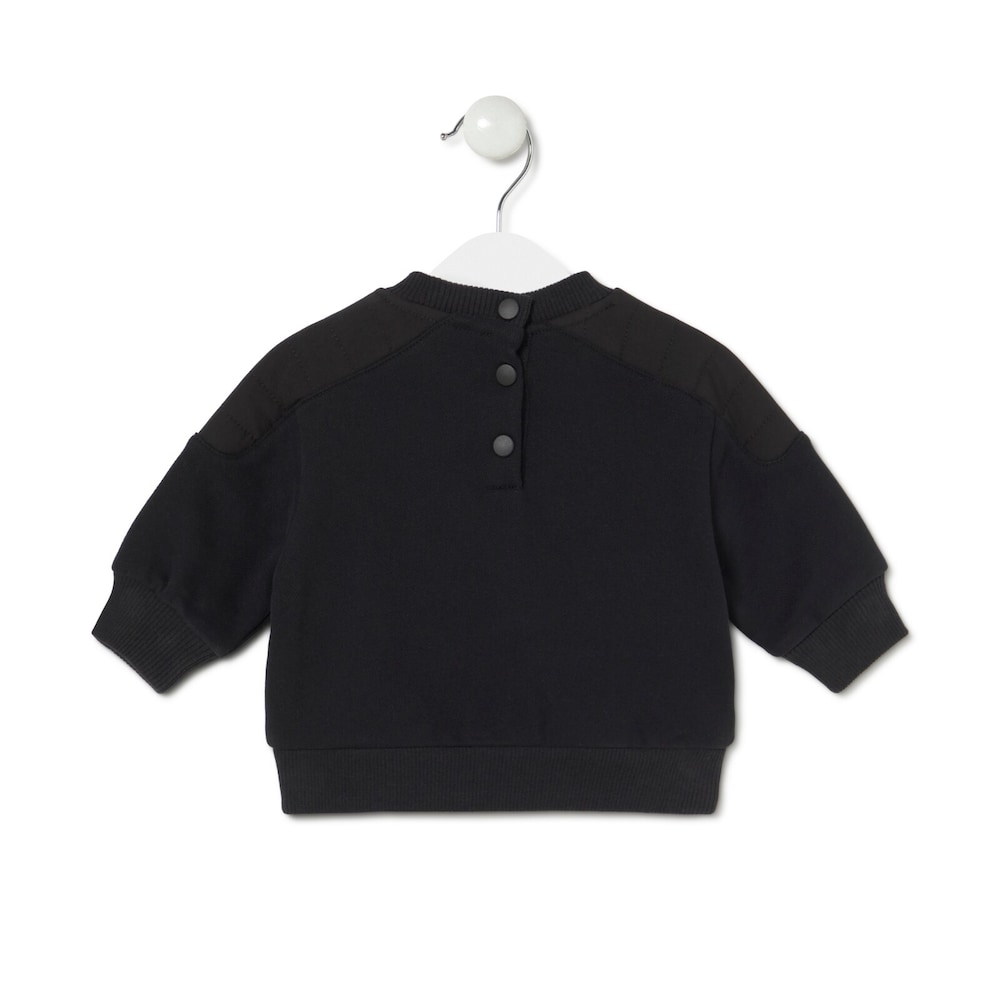 Bear sweatshirt in Party black