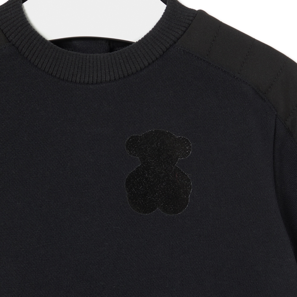 Bear sweatshirt in Party black