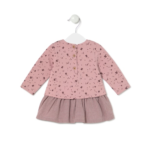 Vestido de niña combinado Garnet rosa