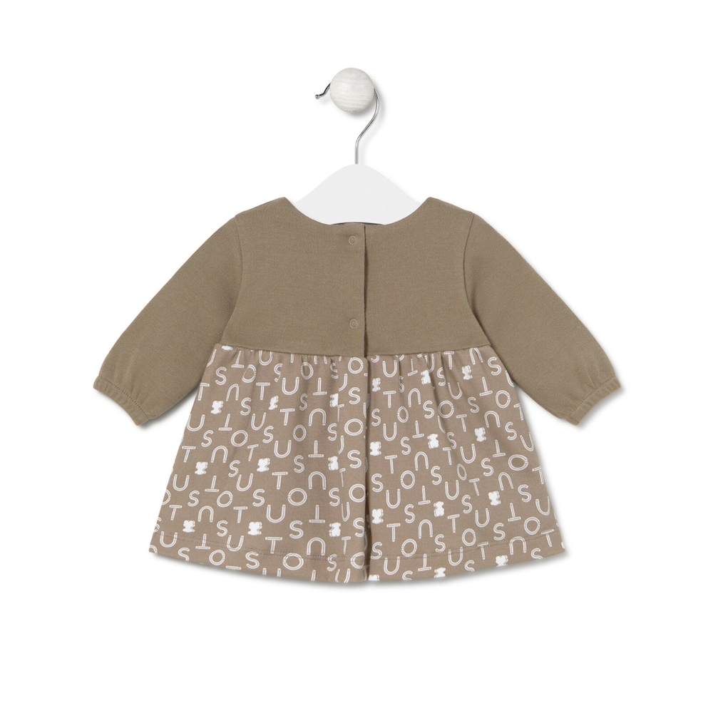 Vestit per a nena Soft beix