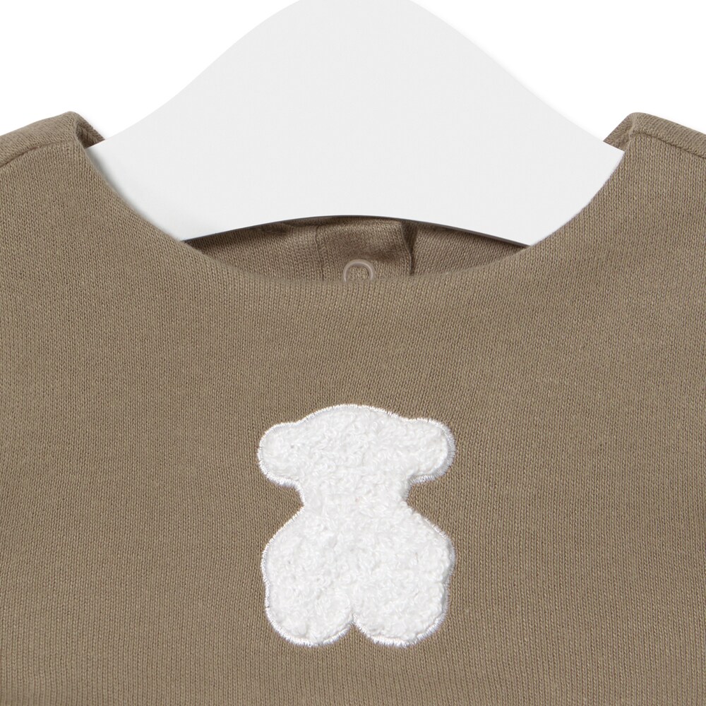 Vestit per a nena Soft beix