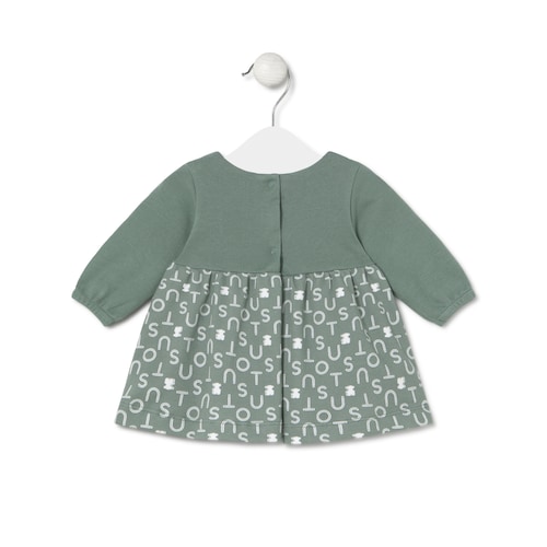 Vestido de niña Soft verde