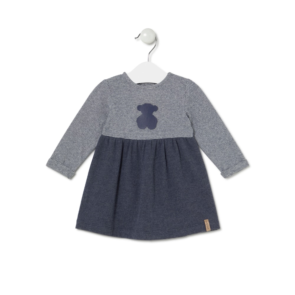 Girls dress in Marine navy blue