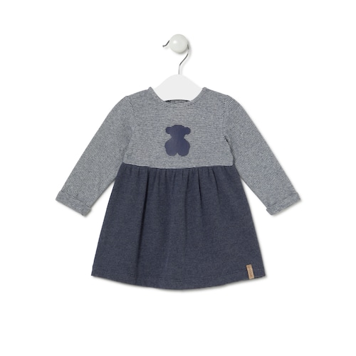 Girls dress in Marine navy blue
