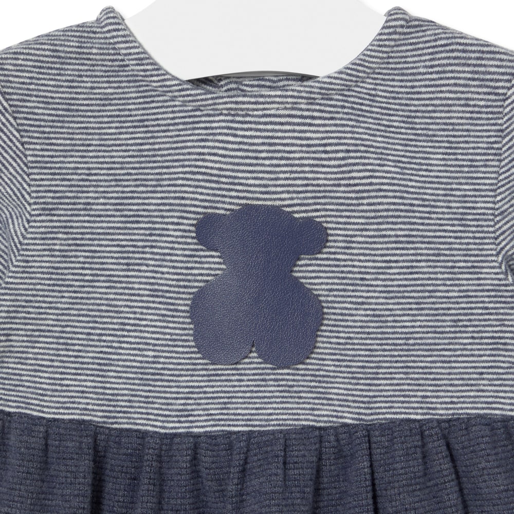 Girls dress in Marine navy blue