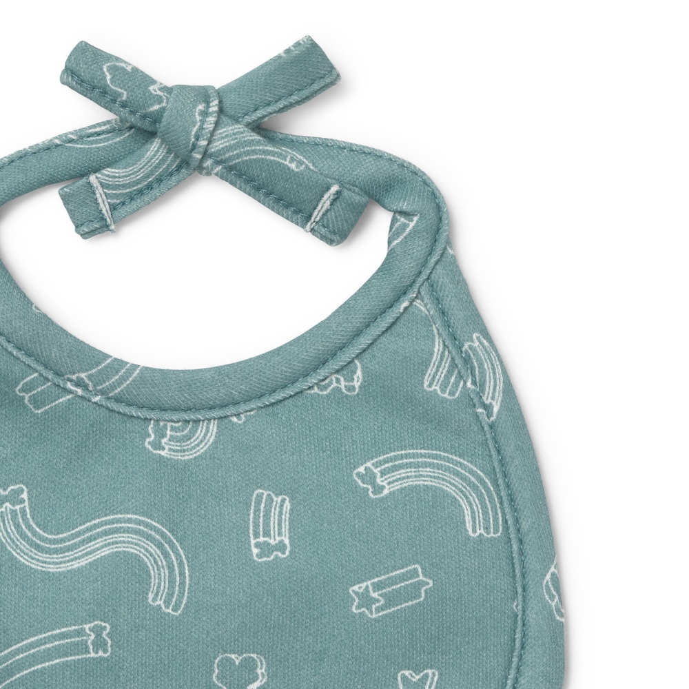 Baby bib set in Arc mist