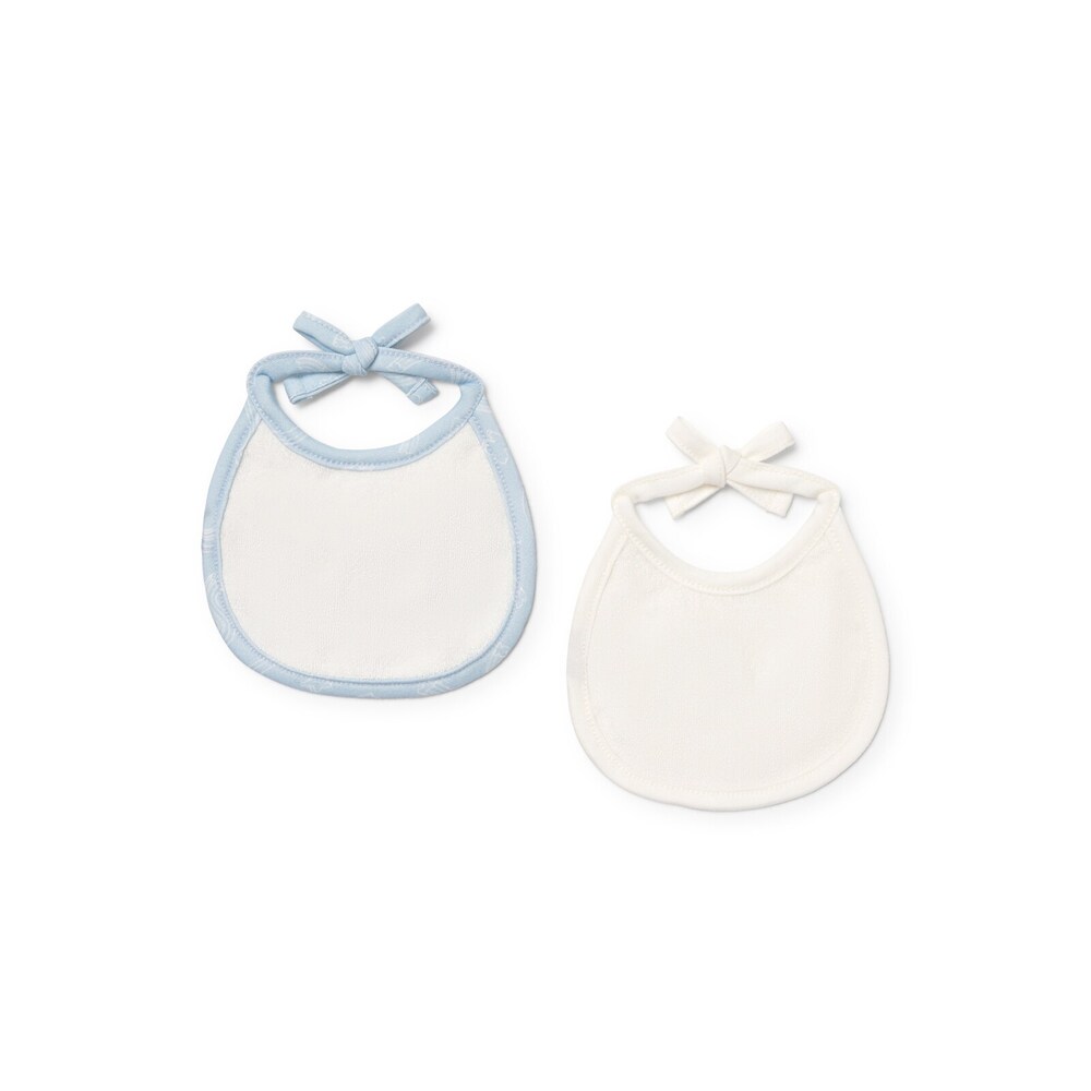 Baby bib set in Arc sky blue