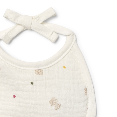 Conjunto de babetes de bebé Cosmic cor crua