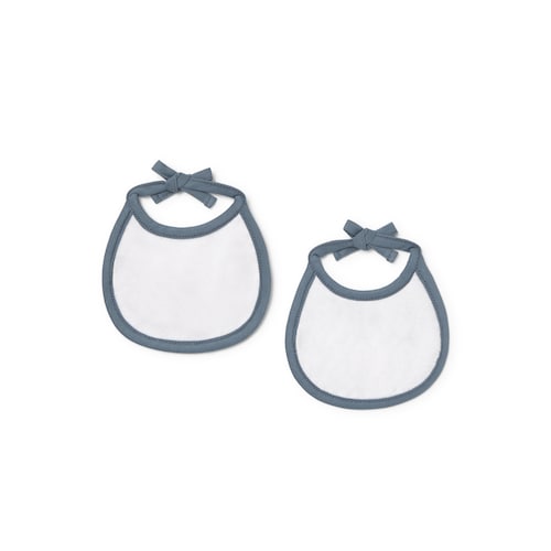 Set de baberos de bebé Soft marino