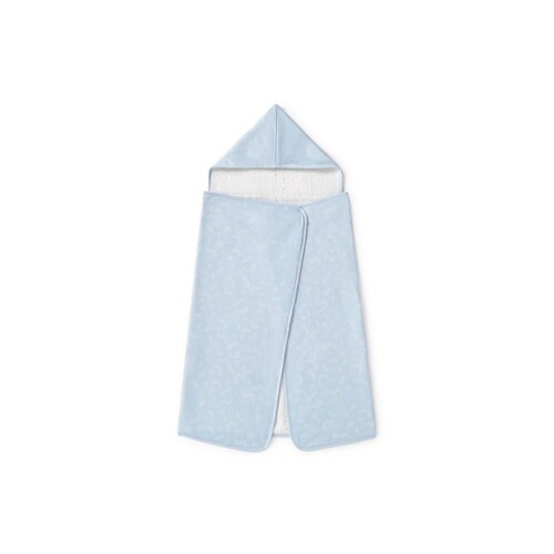 Baby bath cape in Arc sky blue