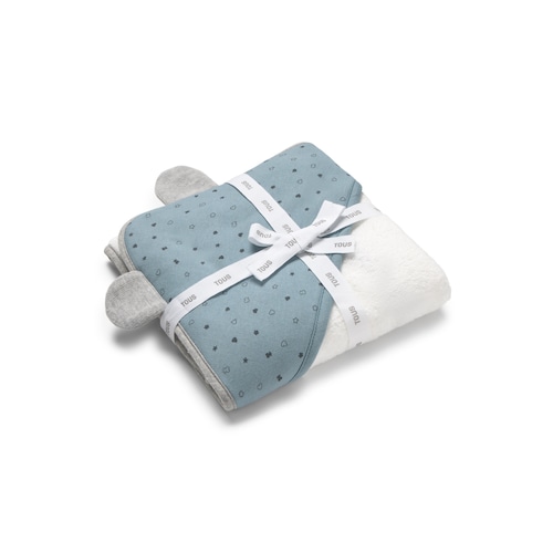 Capa de baño de bebé Mini celeste