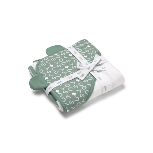 Capa de baño de bebé Soft verde