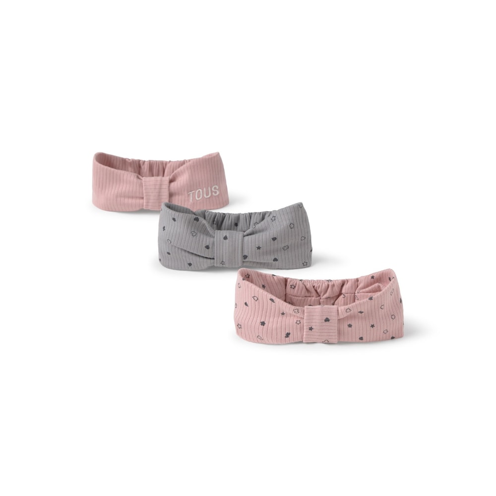 Set de diademas Mini rosa